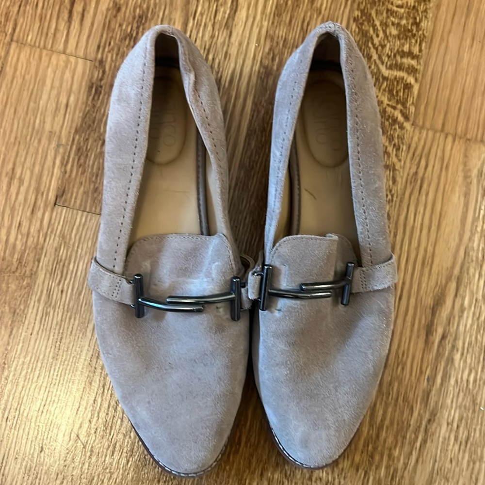 Franco sarto suede loafer shoes flats